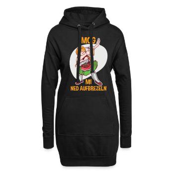 Trachten München Dirndl - Hoodie-Kleid - Schwarz - Vorne