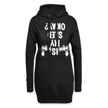 Alaska Mushing Is my Sled okay Husky Dog Racer - Hoodie-Kleid - Schwarz - Vorne