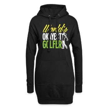 Lustiges Golfen Golf Golfer Geschenk - Hoodie-Kleid - Schwarz - Vorne