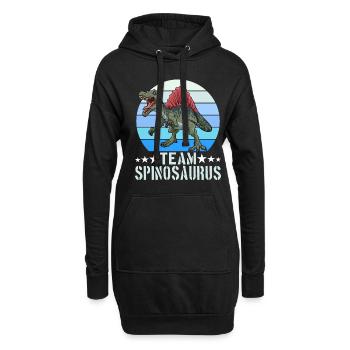 Team Spinosaurus Dinosaurier Dino - Hoodie-Kleid - Schwarz - Vorne