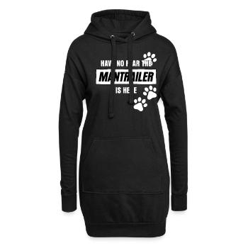 Mantrailing Recherche Chien Sniffer Chien Mantrailer - Sweat-shirt à capuche long Femme - noir - Devant
