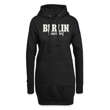 Berlin Heinersdorf - Hoodie-Kleid - Schwarz - Vorne