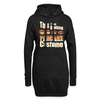 Costume de cuisson de crêpes - Crêpe drôle - Sweat-shirt à capuche long Femme - noir - Devant
