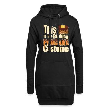 Costume de cuisson de crêpes - Crêpe drôle - Sweat-shirt à capuche long Femme - noir - Devant