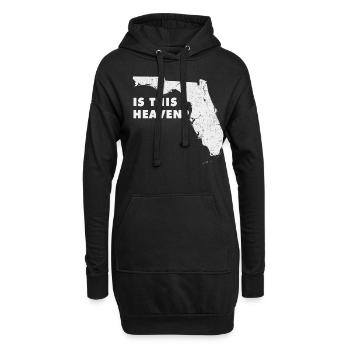 Land Map America State Home Heaven Florida - Hoodie-Kleid - Schwarz - Vorne