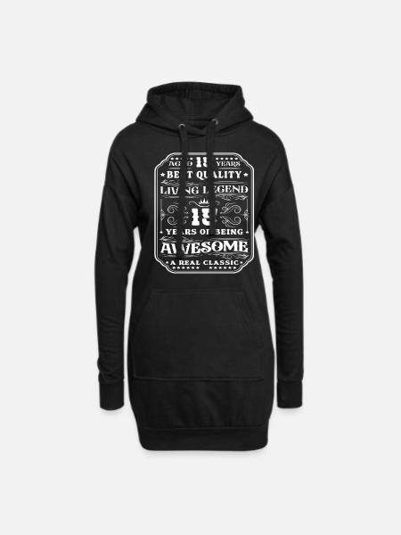 15 Geburtstag 15 Jahre Mann 15 jahre legende 15 - Hoodie-Kleid - Schwarz