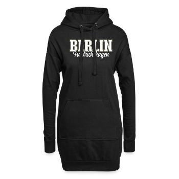 Berlin Friedrichshagen - Hoodie-Kleid - Schwarz - Vorne