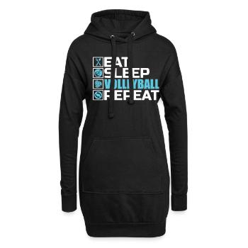 Tenue de plage de volleyball pour les fans d’entraîneurs de joueurs - Sweat-shirt à capuche long Femme - noir - Devant