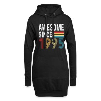 Génial depuis 1995 Anniversaire 1995 Millésime 1995 - Sweat-shirt à capuche long Femme - noir - Devant