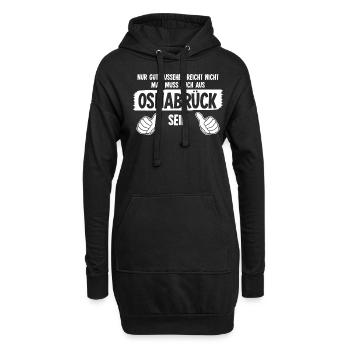 Osnabrück Witz Osnabrücker - Hoodie-Kleid - Schwarz - Vorne
