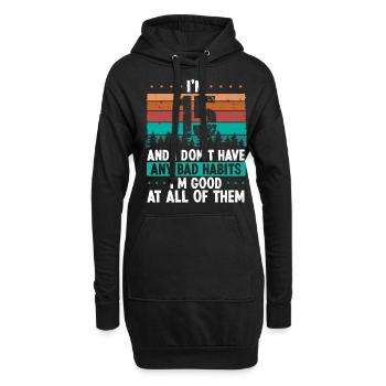 15 Year Old Birthday Funny Humor 15 Birthday - Hoodie-Kleid - Schwarz - Vorne