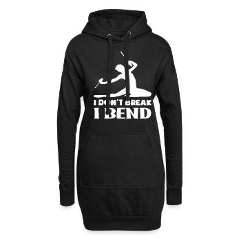 Rhytmische Sportgymnastik Turnen - Hoodie-Kleid - Schwarz - Vorne