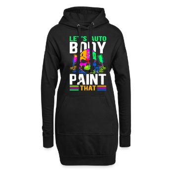 Lackierer Fahrzeuglackierer Airbrush Geschenk - Hoodie-Kleid - Schwarz - Vorne