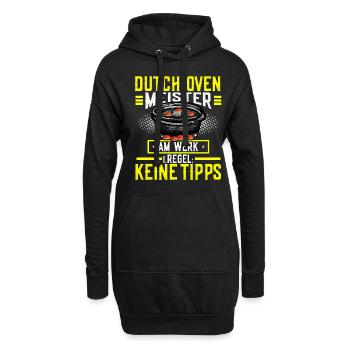 Dutch Oven Meister keine Tipps Dopfen - Hoodie-Kleid - Schwarz - Vorne