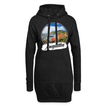 Anguilla Souvenir - Hoodie-Kleid - Schwarz - Vorne
