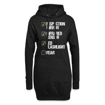 Animal Control Officer Pest Control Technician - Hoodie-Kleid - Schwarz - Vorne