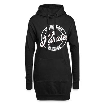 Karate Black Belt Gi Uniform - Hoodie-Kleid - Schwarz - Vorne
