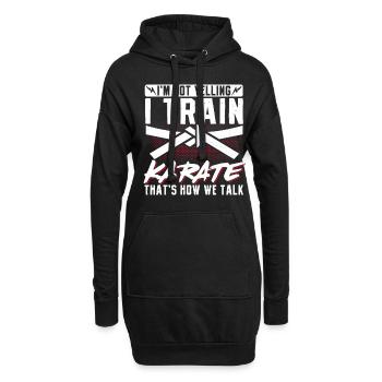 Karate Black Belt Gi Uniform I'M - Hoodie-Kleid - Schwarz - Vorne