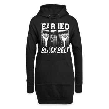 Karate Black Belt Gi Uniform - Hoodie-Kleid - Schwarz - Vorne