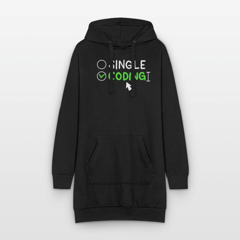 Ingénieur logiciel de programmation à codage unique Sweat-shirt à capuche long Femme