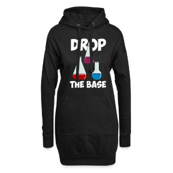 Laissez tomber la science de base - Sweat-shirt à capuche long Femme - noir - Devant