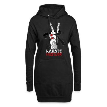 Karate Black Belt Gi Uniform - Hoodie-Kleid - Schwarz - Vorne