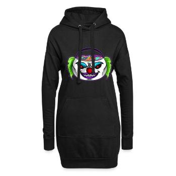 Sweets Bucket Scary Horror Clown Collecting On - Hoodie-Kleid - Schwarz - Vorne