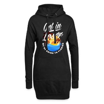 Florida - Hoodie-Kleid - Schwarz - Vorne