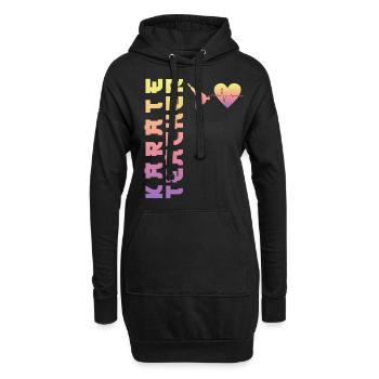 Karate Black Belt Gi Uniform - Hoodie-Kleid - Schwarz - Vorne