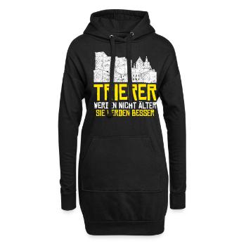 Trier Trierer - Hoodie-Kleid - Schwarz - Vorne