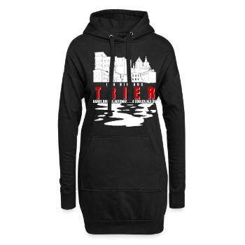 Trier Spruch Witz Trierer - Hoodie-Kleid - Schwarz - Vorne