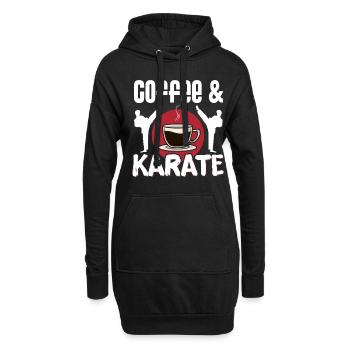 Karate Black Belt Gi Uniform - Hoodie-Kleid - Schwarz - Vorne