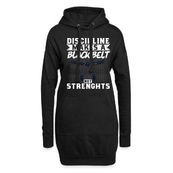 Karate Black Belt Gi Uniform - Hoodie-Kleid - Schwarz - Vorne