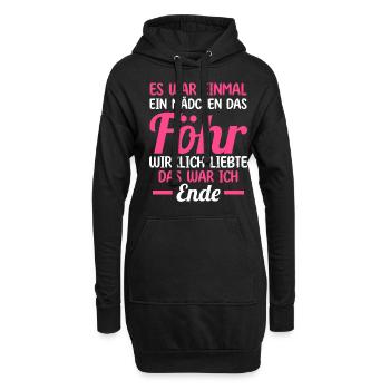 Nordsee Föhr - Hoodie-Kleid - Schwarz - Vorne