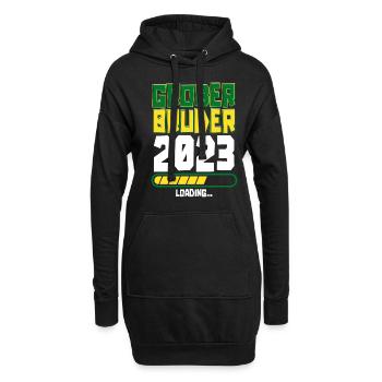 Großer Bruder Loading 2023 - Hoodie-Kleid - Schwarz - Vorne