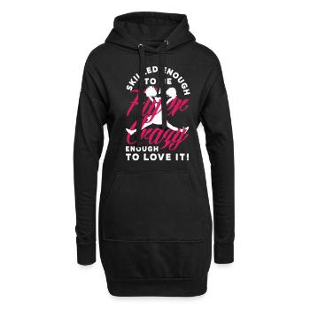 Lustiges Cheerleader Cheerleading Geschenk - Hoodie-Kleid - Schwarz - Vorne