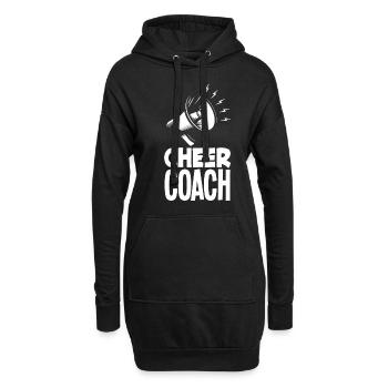 Lustiges Cheerleader Cheerleading Geschenk - Hoodie-Kleid - Schwarz - Vorne