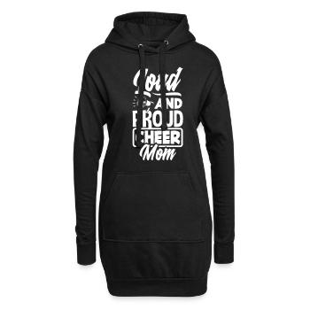 Lustiges Cheerleader Cheerleading Geschenk - Hoodie-Kleid - Schwarz - Vorne