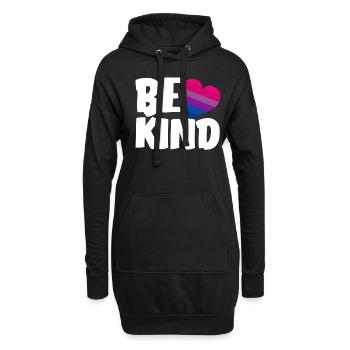 Bisexuel LGBTQ+ Bi LGBTQ - Sweat-shirt à capuche long Femme - noir - Devant