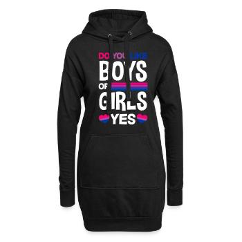 Bisexuel LGBTQ+ Bi LGBTQ - Sweat-shirt à capuche long Femme - noir - Devant