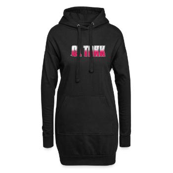 Norwegen Skandinavien Norge Norweger Geschenk - Hoodie-Kleid - Schwarz - Vorne