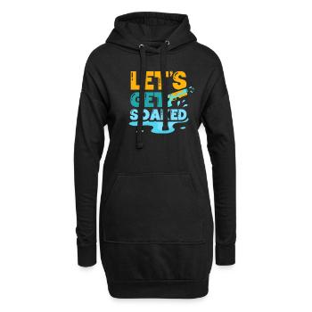 Laissez-nous tremper le pistolet à eau squirt gun - Sweat-shirt à capuche long Femme - noir - Devant