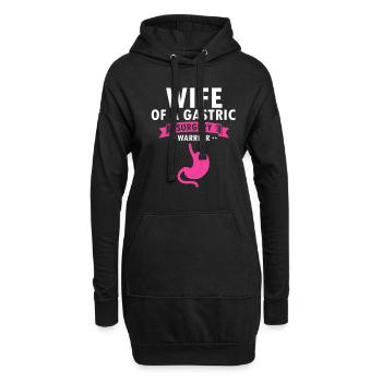 Conception de pontage gastrique et de pontage gastrique - Sweat-shirt à capuche long Femme - noir - Devant