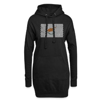 Drapeau de Chypre - Sweat-shirt à capuche long Femme - noir - Devant