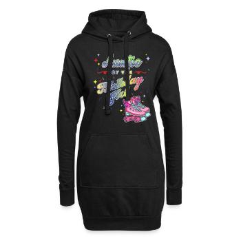 Inline Skater - Hoodie-Kleid - Schwarz - Vorne
