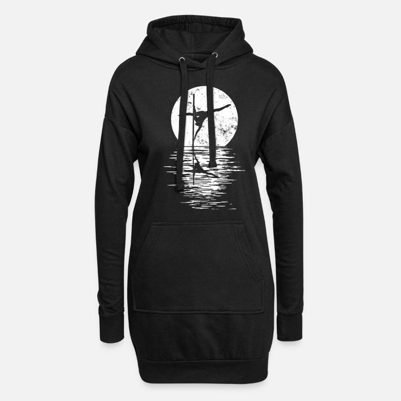 Pole Dance Dancer, Pole Dance, Pole Dancing - Hoodie Dress - black
