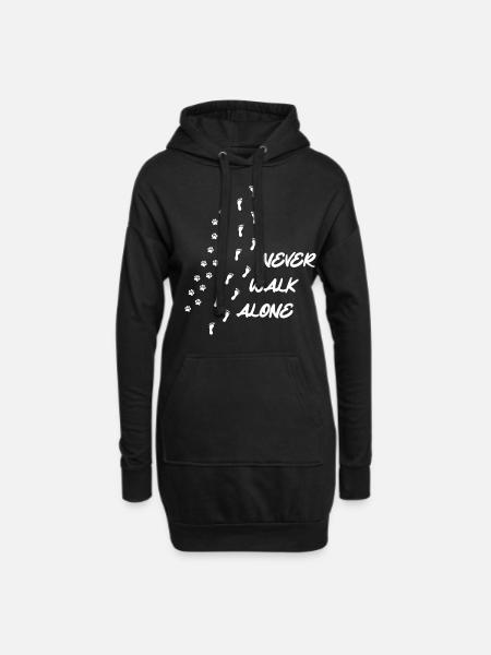 Chien, meilleur propriétaire de chien de fée homme, chiens de femme - Sweat-shirt à capuche long Femme - noir