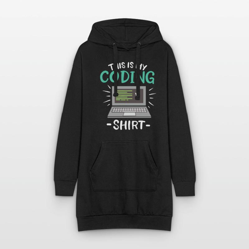 This is my Coding Shirt Coder Hoodie Dress