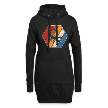 Scorpio Retro - Hoodie Dress - black - Front