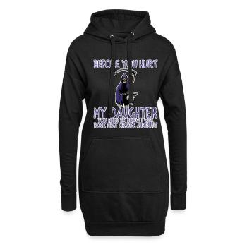 Vous devez savoir que je vais balancer cette combinaison orange4 - Sweat-shirt à capuche long Femme - noir - Devant